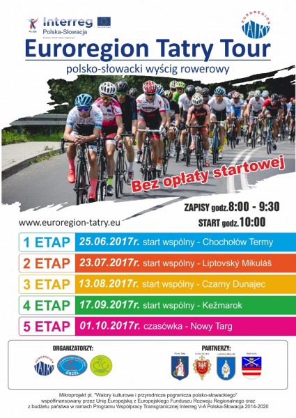 III etap polsko-słowackiego wyścigu rowerowego Euroregion Tatry Tour