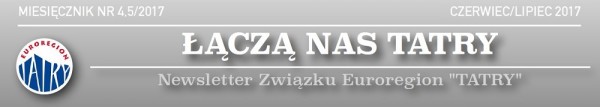 Nowy podwójny numer Newslettera (Nr 4 i 5) Związku Euroregion Tatry pn.: "Łaczą Nas Tatry"