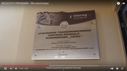Kolejny film o efektach Programu Interreg V-A Polska-Słowacja 2014-2020!